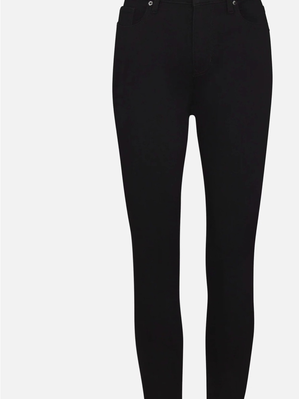 Frame Le High Washed Black Skinny Jeans